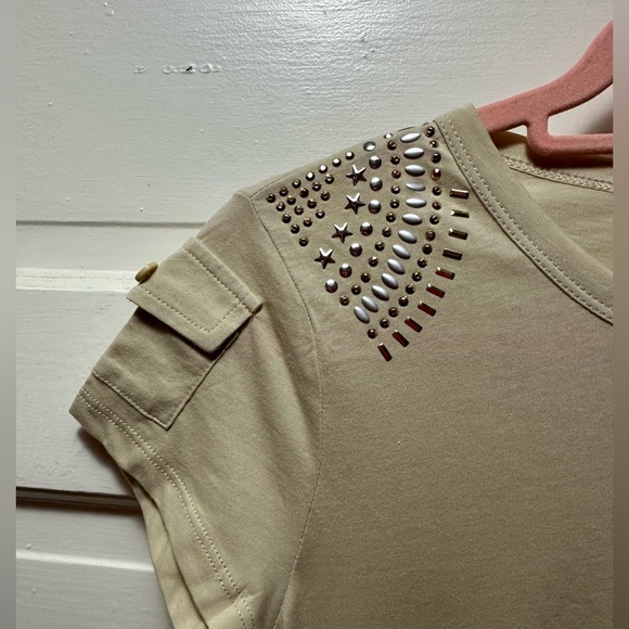 NWOT Christian Audigier Embellished Top - Picture 8 of 8